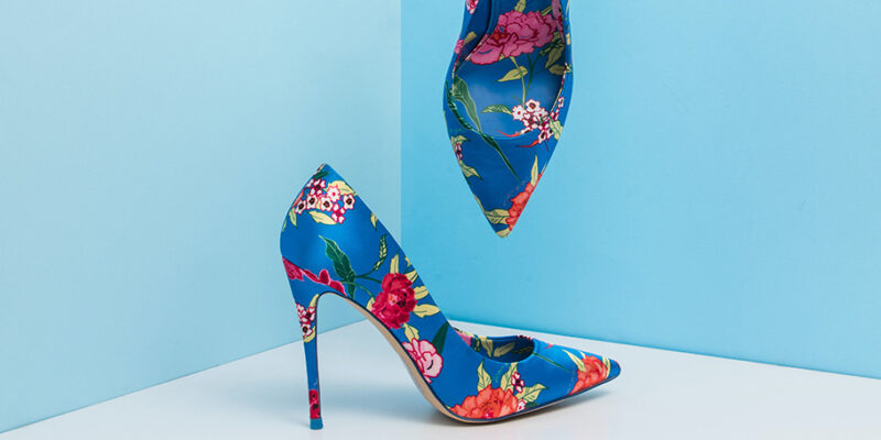 Damskie buty w kwiaty